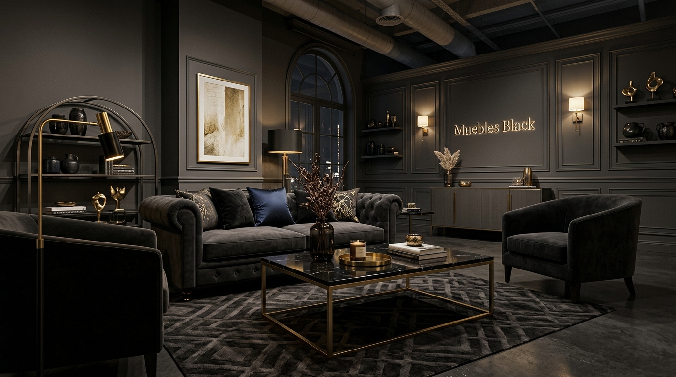 Showroom Muebles Black Bogotá - sala de exhibición de muebles y accesorios premium
